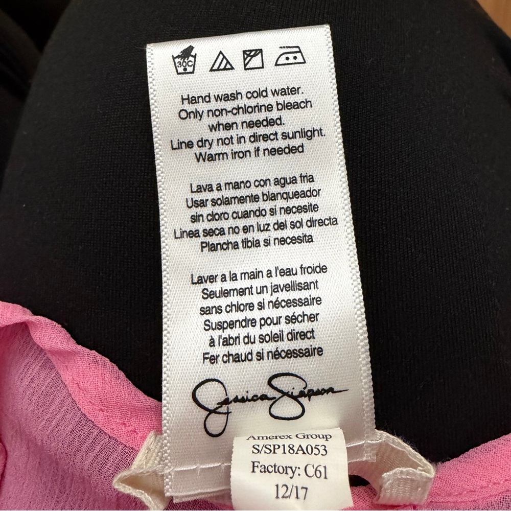 Jessica Simpson Pink Ruffle Tank Top - Picture 4 of 4